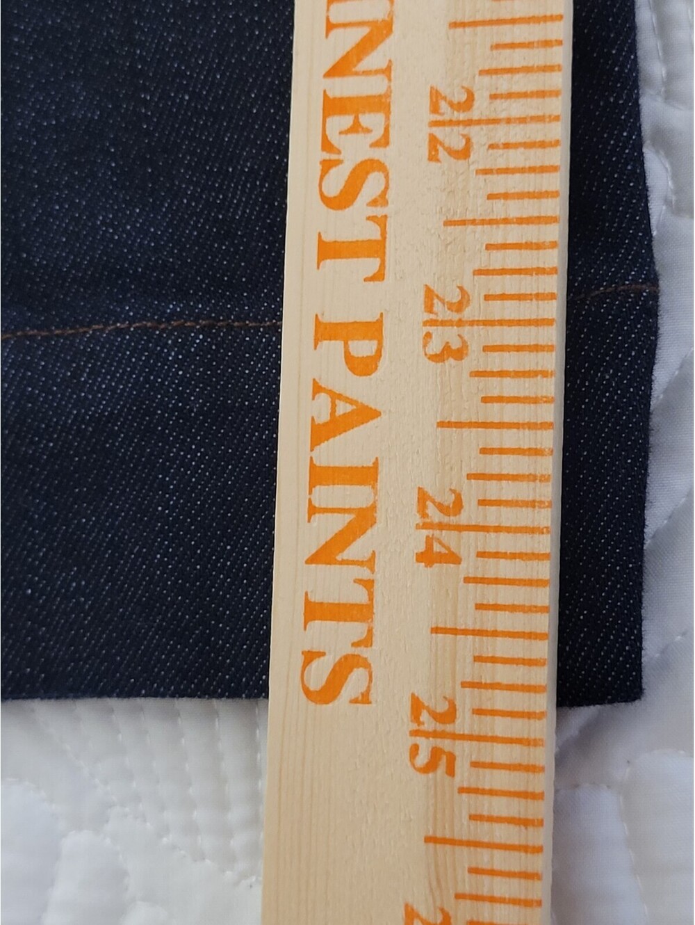 Eileen Fisher Organic Cotton Cropped Straight Leg Dress Jeans Sz Sm Dark Wash - Picture 9 of 9